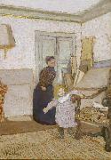 Edouard Vuillard First Steps Sweden oil painting artist